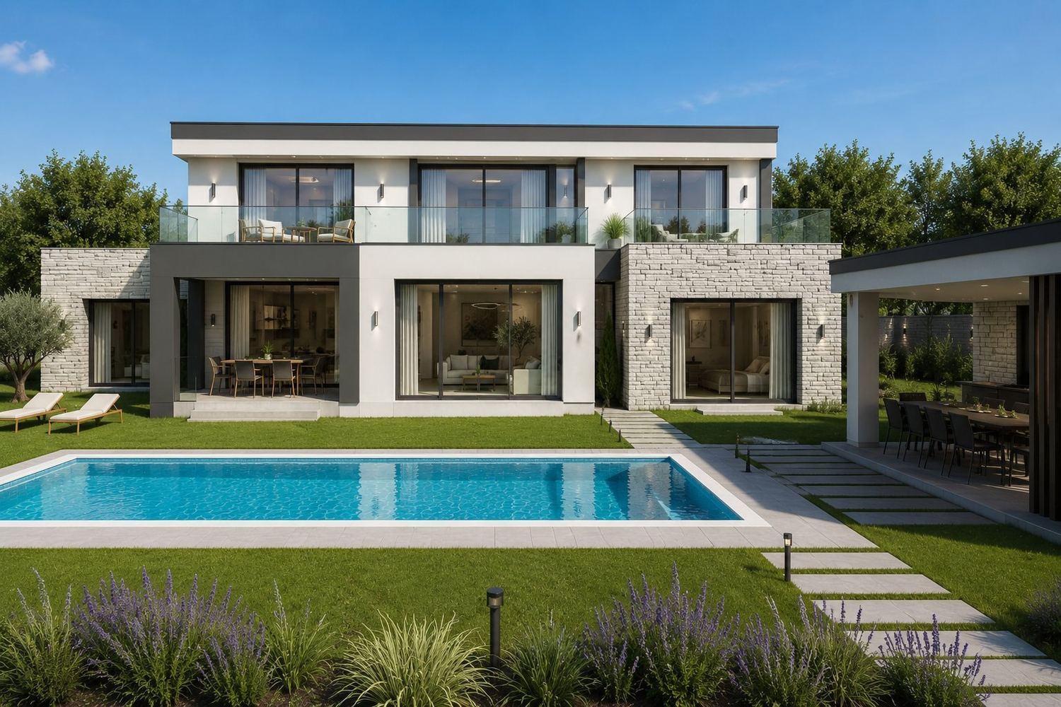 Visualisierung, Terrasse
